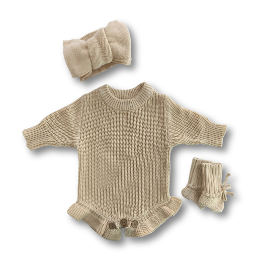 Little Love Geschenkset – Body, Haarband & Socken aus 100% Baumwolle