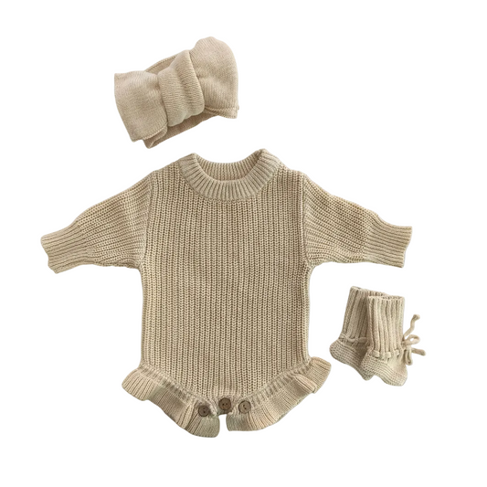 Personalisiertes Geschenkset – Body, Haarband & Socken aus 100% Baumwolle