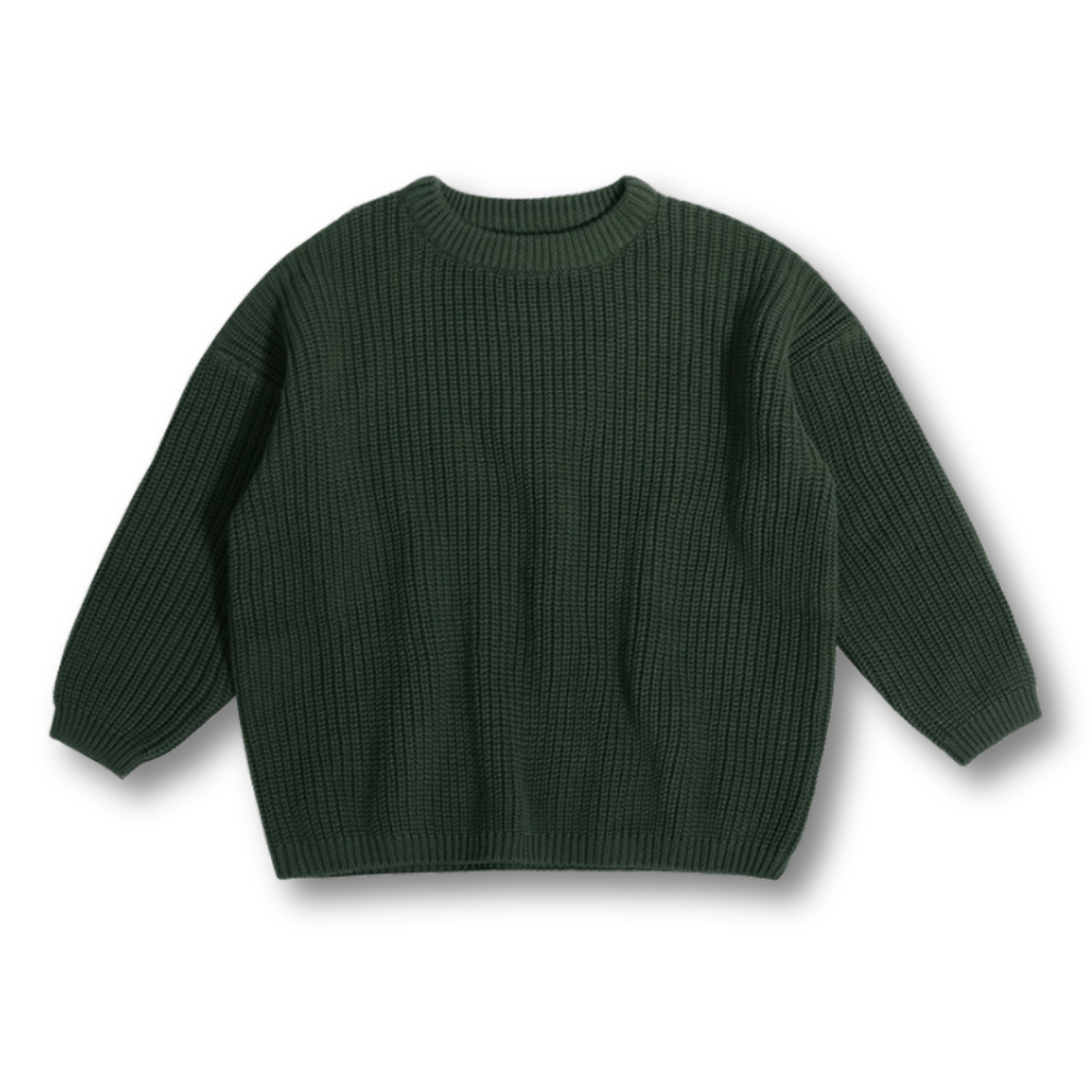 Personalisierter Pullover aus 100% Baumwolle – Handgestrickt