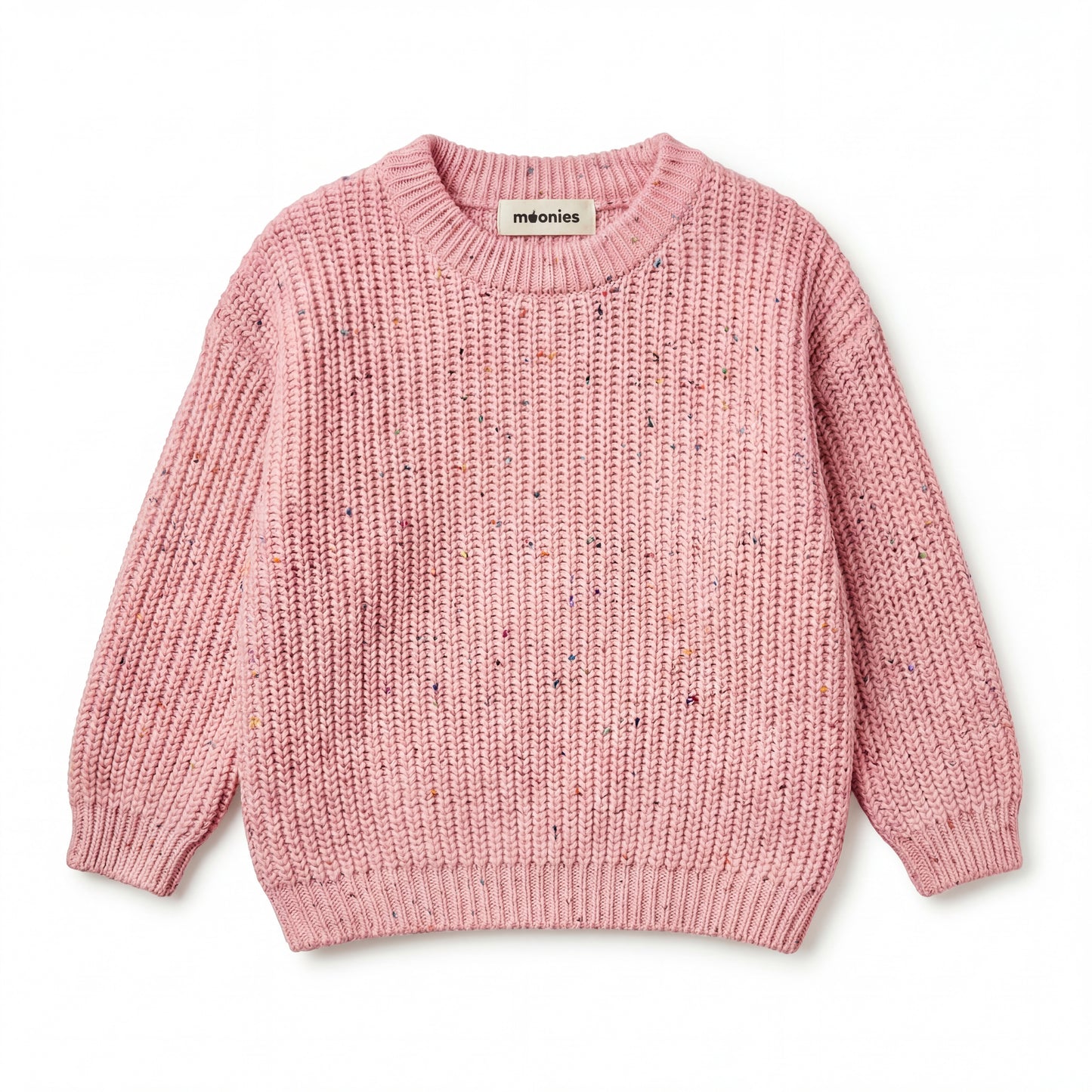 Handgestrickter personalisierter Strickpullover aus 100% Baumwolle
