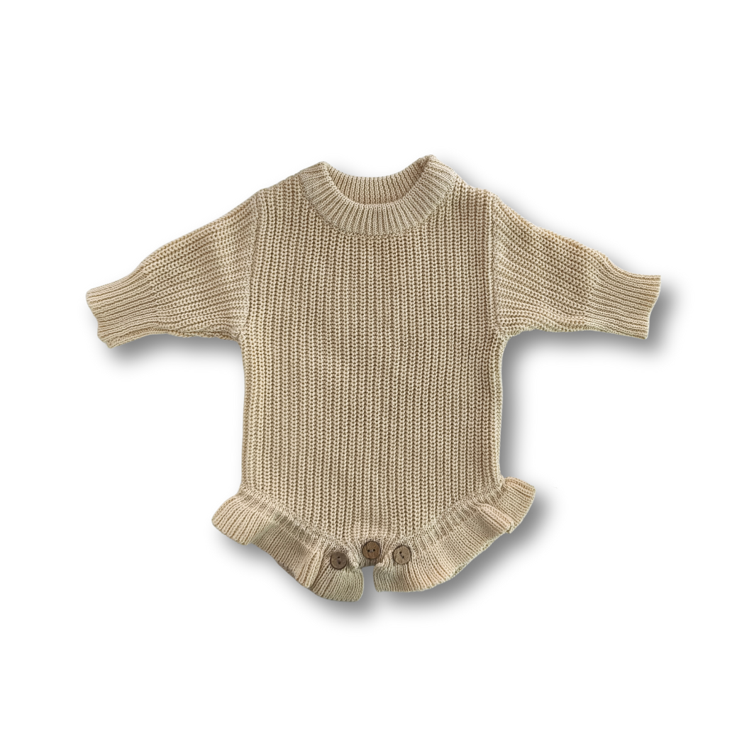 Personalisierter Body mit Rüschen aus 100% Baumwolle