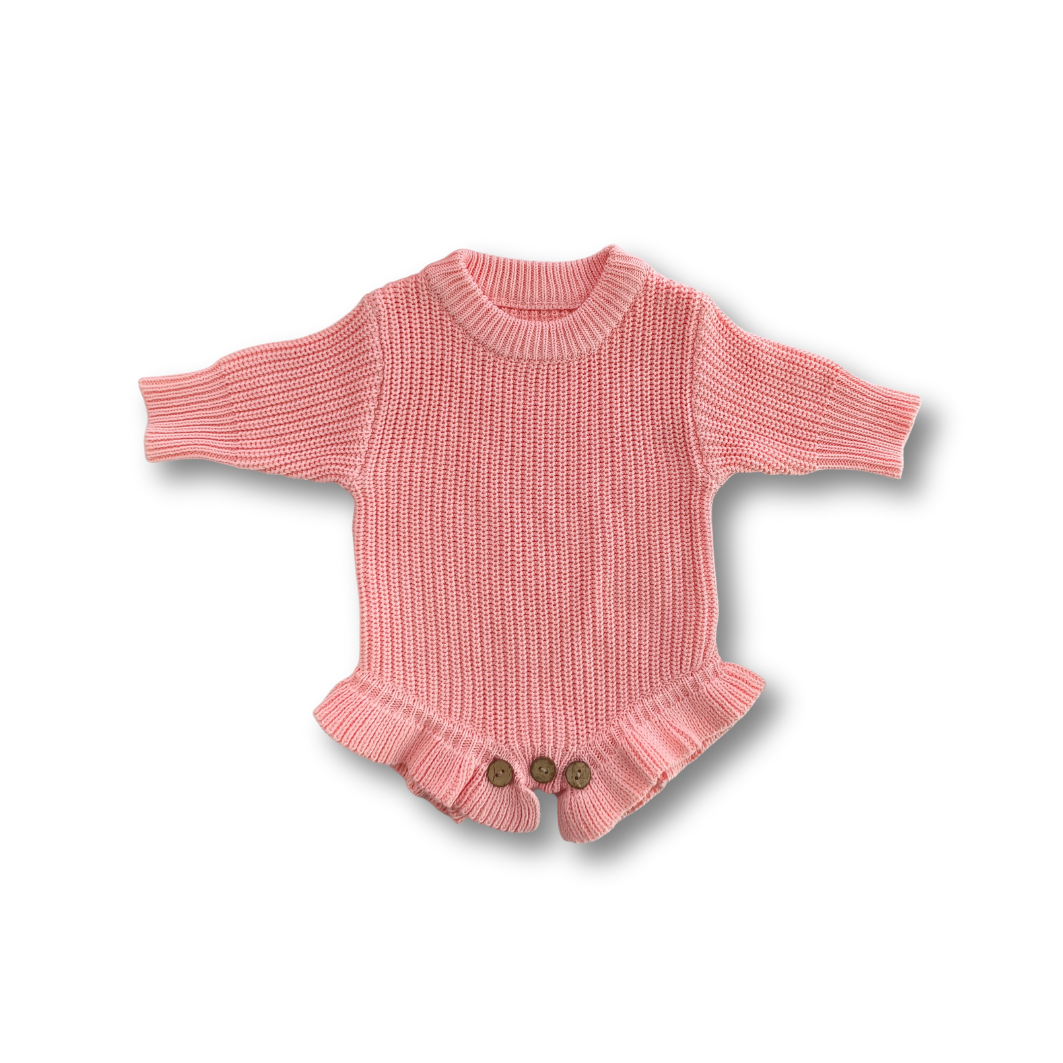 Personalisierter Body mit Rüschen aus 100% Baumwolle