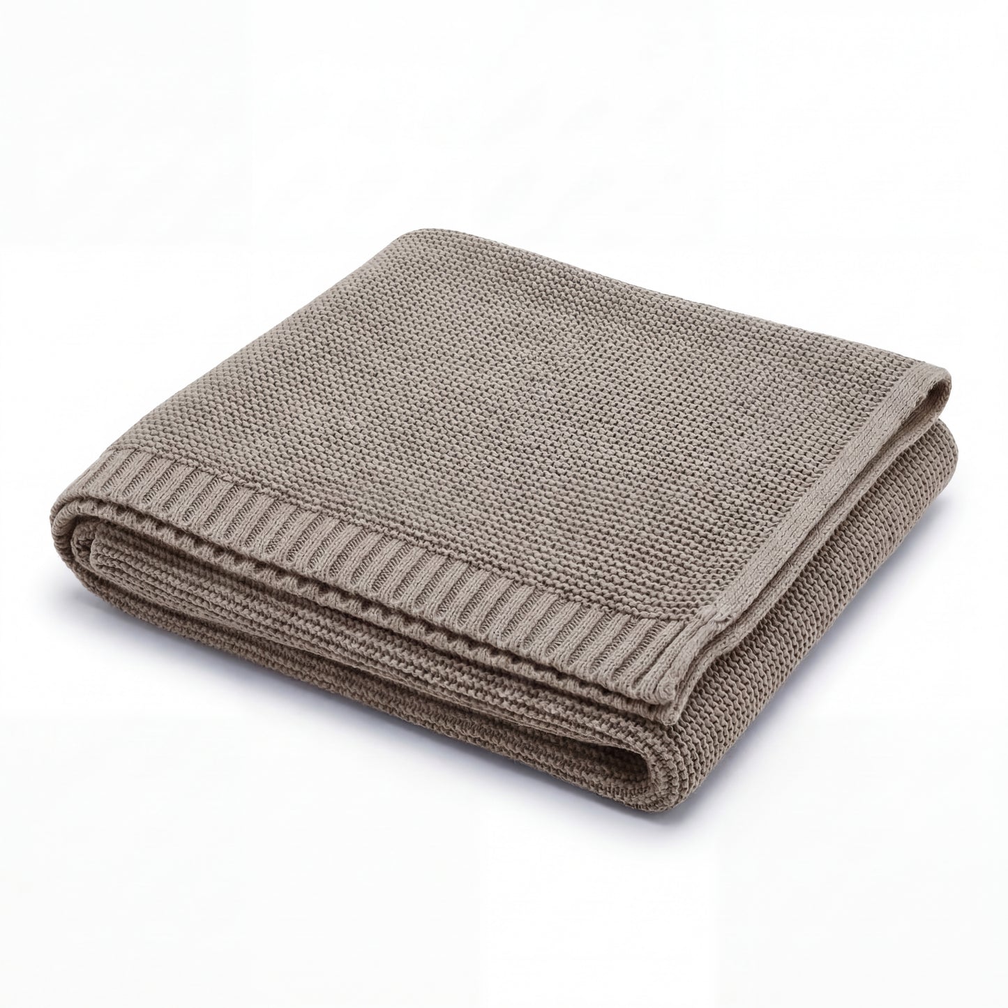 Personalisierte Decke aus 100% Baumwolle – Handgestrickt