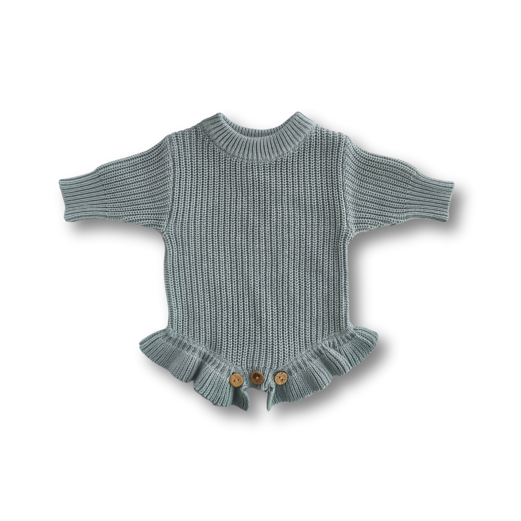 Personalisierter Body mit Rüschen aus 100% Baumwolle