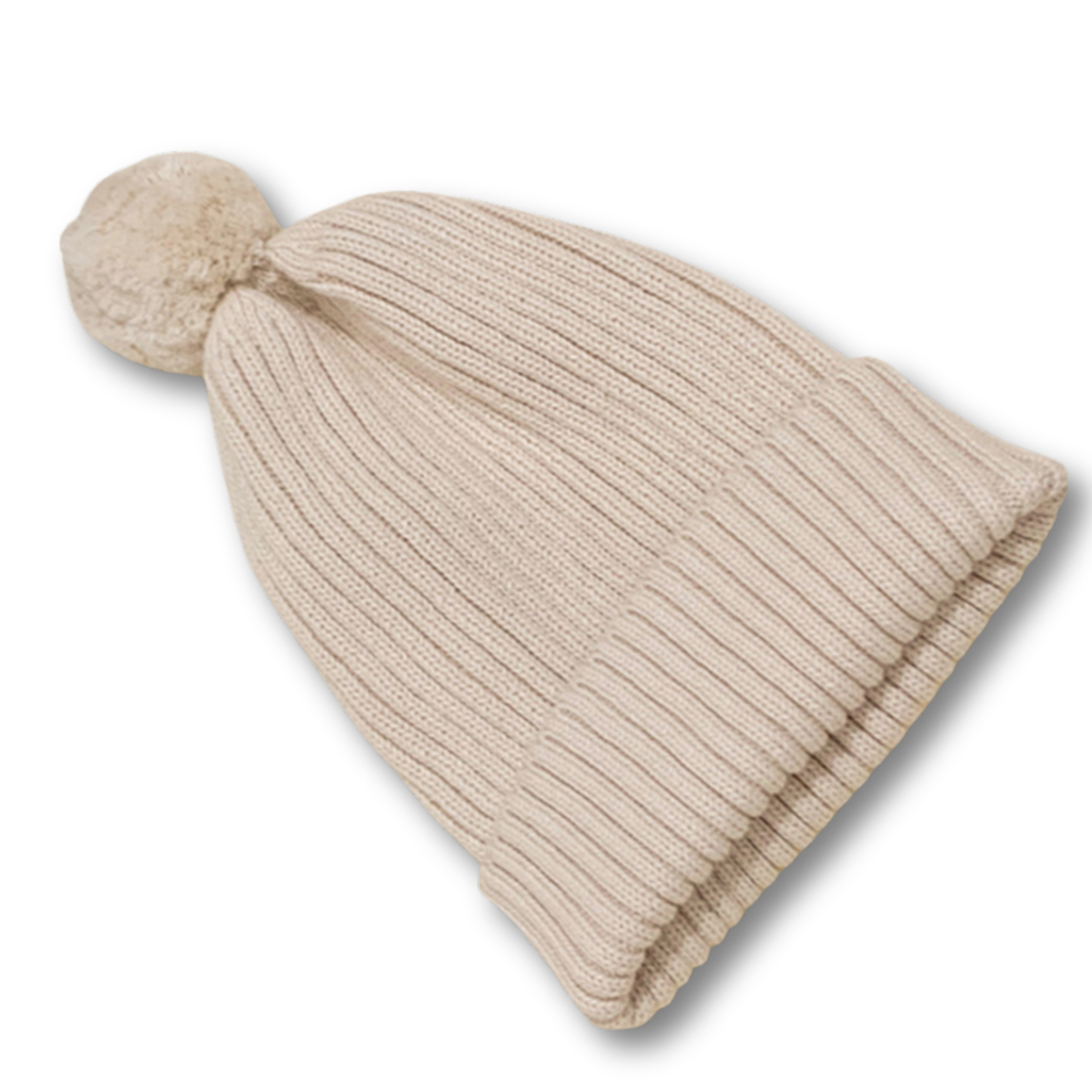 Personalisierte Mütze aus 100% Baumwolle – Handgestrickt