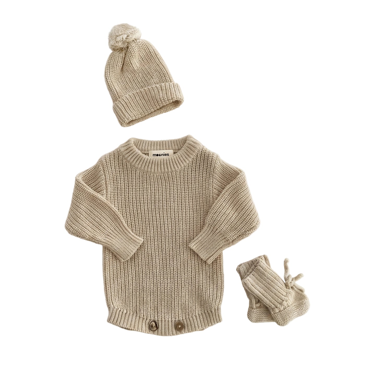 Personalisiertes Geschenkset – Body, Mütze & Socken aus 100% Baumwolle