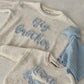 Handgestrickter personalisierter Strickpullover aus 100% Baumwolle
