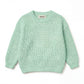 Handgestrickter personalisierter Strickpullover aus 100% Baumwolle