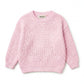 Handgestrickter personalisierter Strickpullover aus 100% Baumwolle
