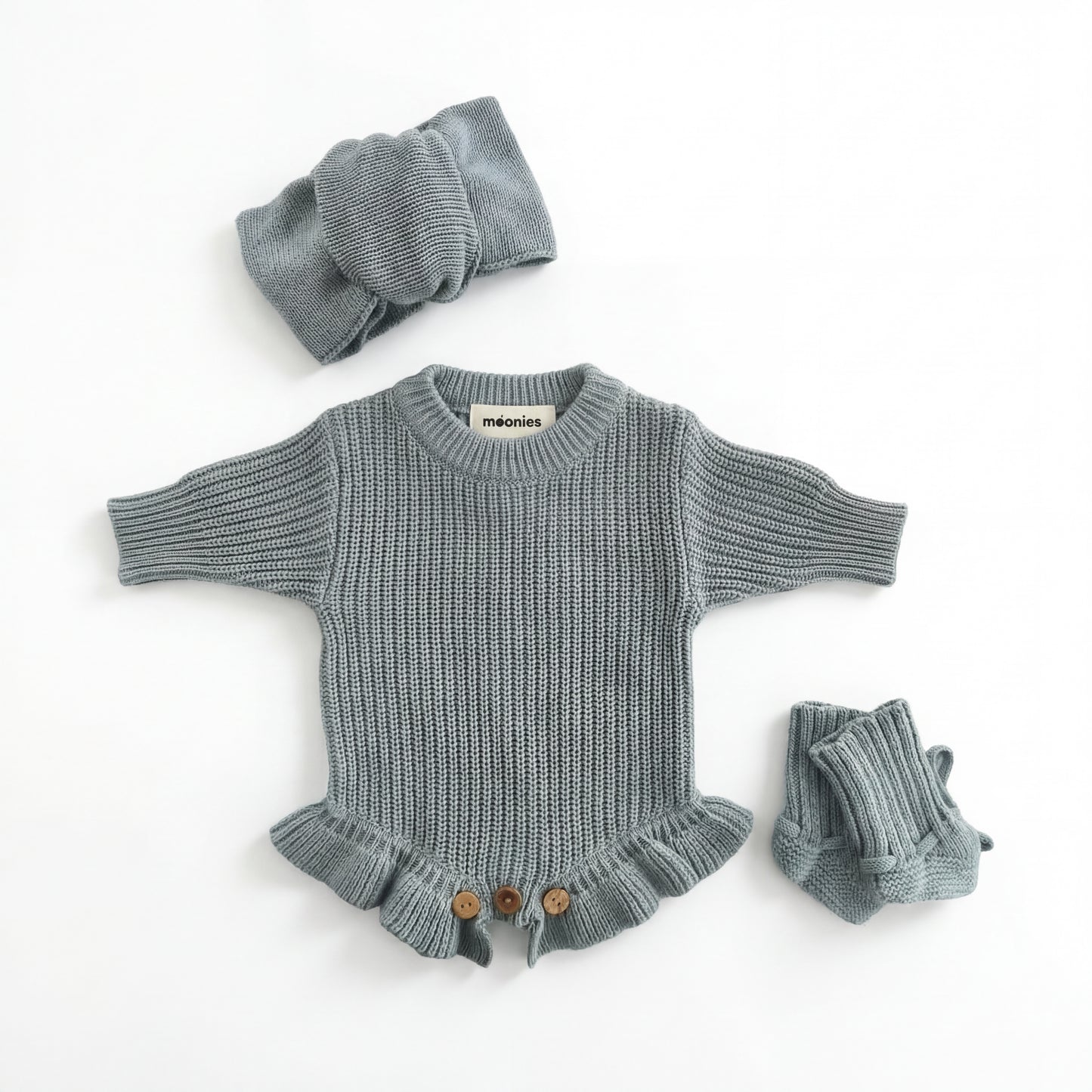 Personalisiertes Geschenkset – Body, Haarband & Socken aus 100% Baumwolle