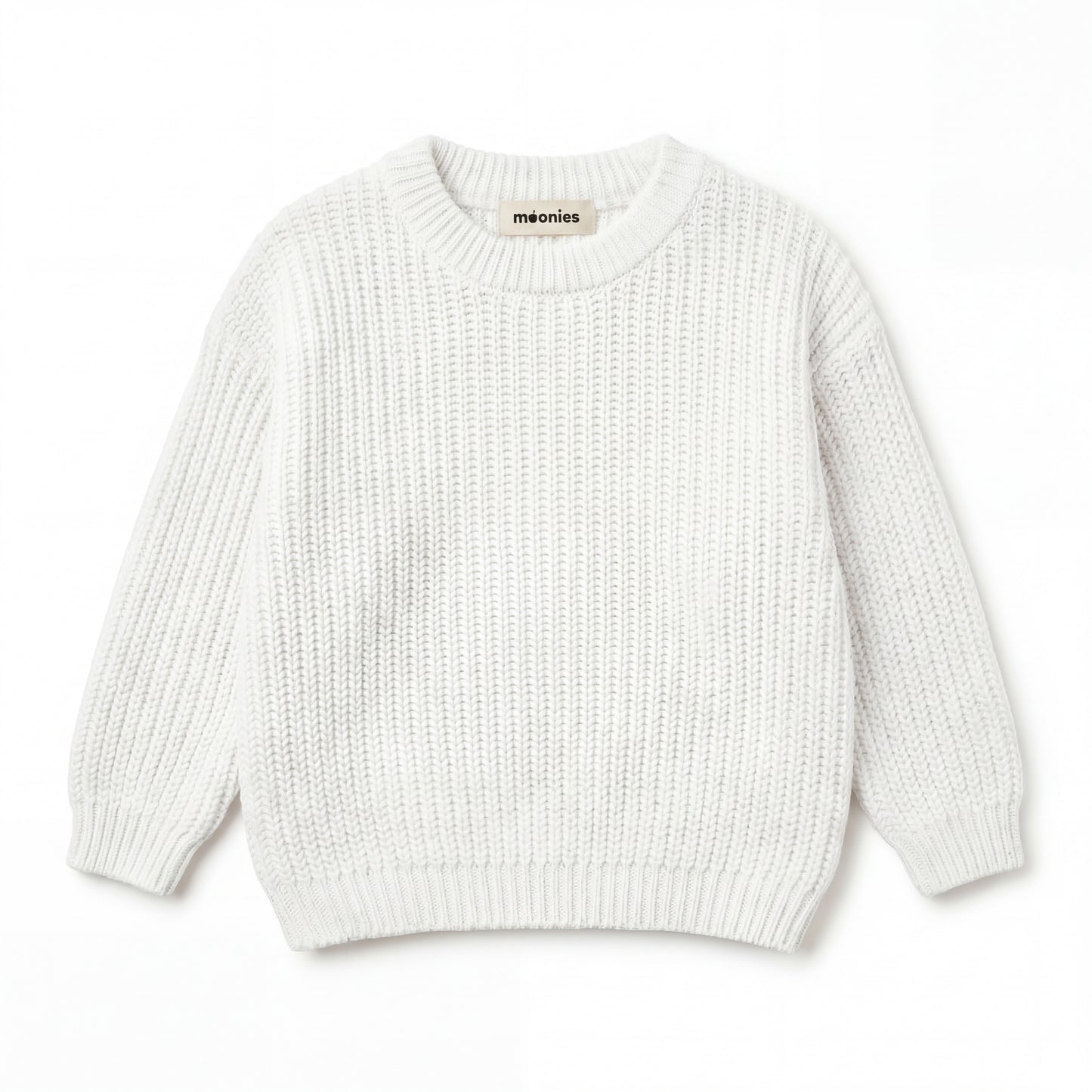 Handgestrickter personalisierter Strickpullover aus 100% Baumwolle