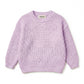 Handgestrickter personalisierter Strickpullover aus 100% Baumwolle