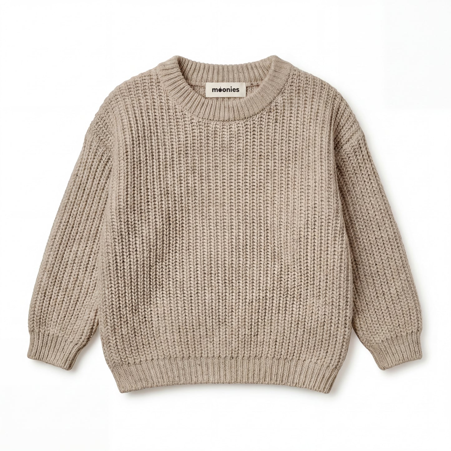 Handgestrickter personalisierter Strickpullover aus 100% Baumwolle