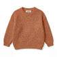 Handgestrickter personalisierter Strickpullover aus 100% Baumwolle
