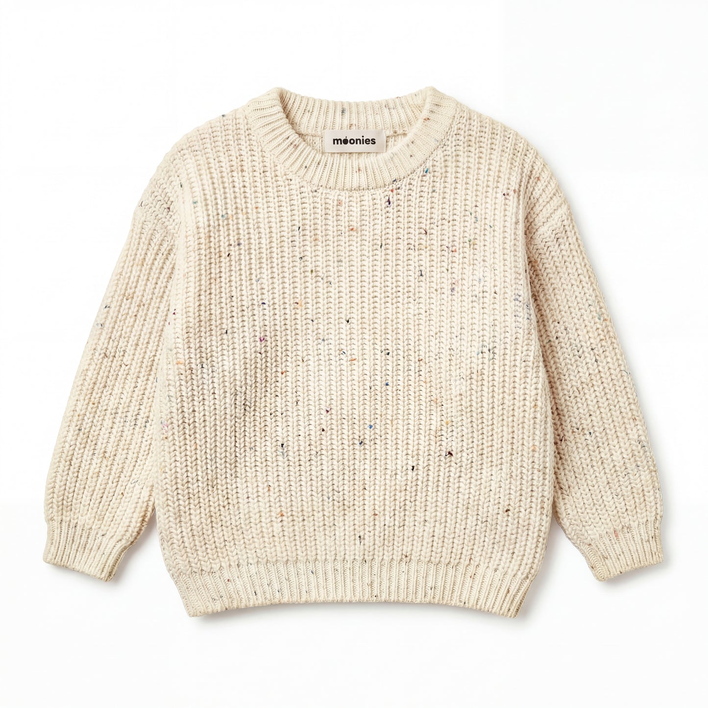 Handgestrickter personalisierter Strickpullover aus 100% Baumwolle