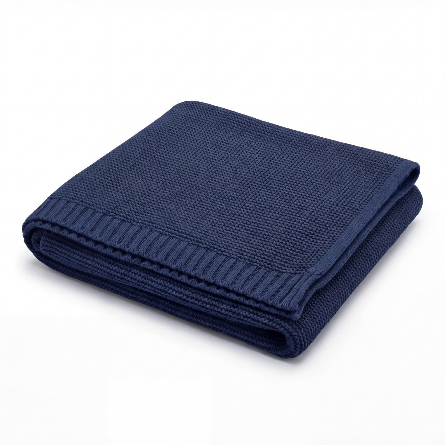 Personalisierte Decke aus 100% Baumwolle – Handgestrickt