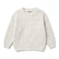 Handgestrickter personalisierter Strickpullover aus 100% Baumwolle