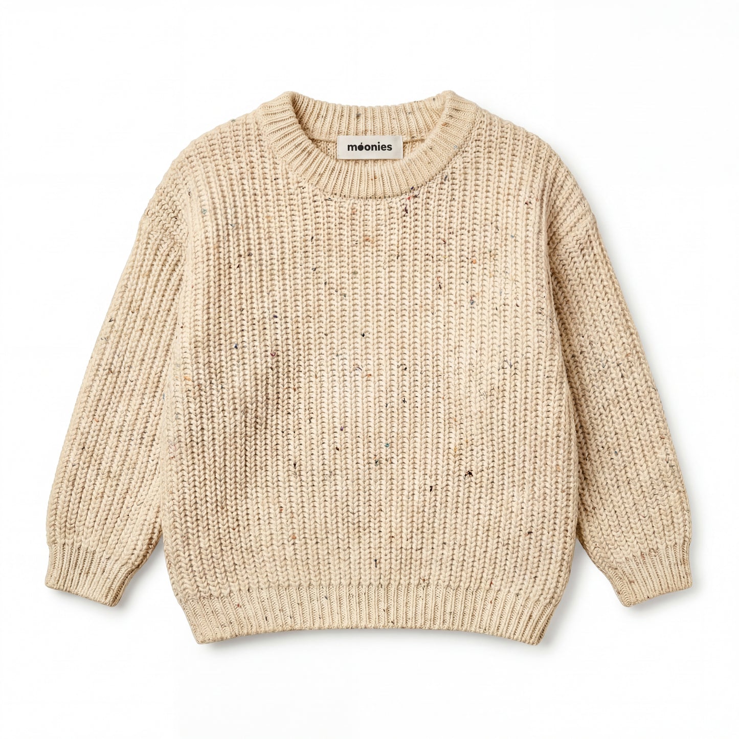 Handgestrickter personalisierter Strickpullover aus 100% Baumwolle