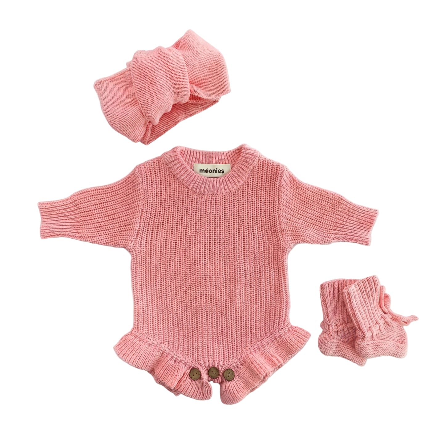 Personalisiertes Geschenkset – Body, Haarband & Socken aus 100% Baumwolle