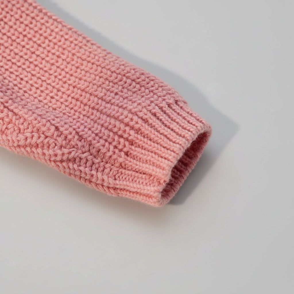 Personalisierter Pullover aus 100% Baumwolle – Handgestrickt