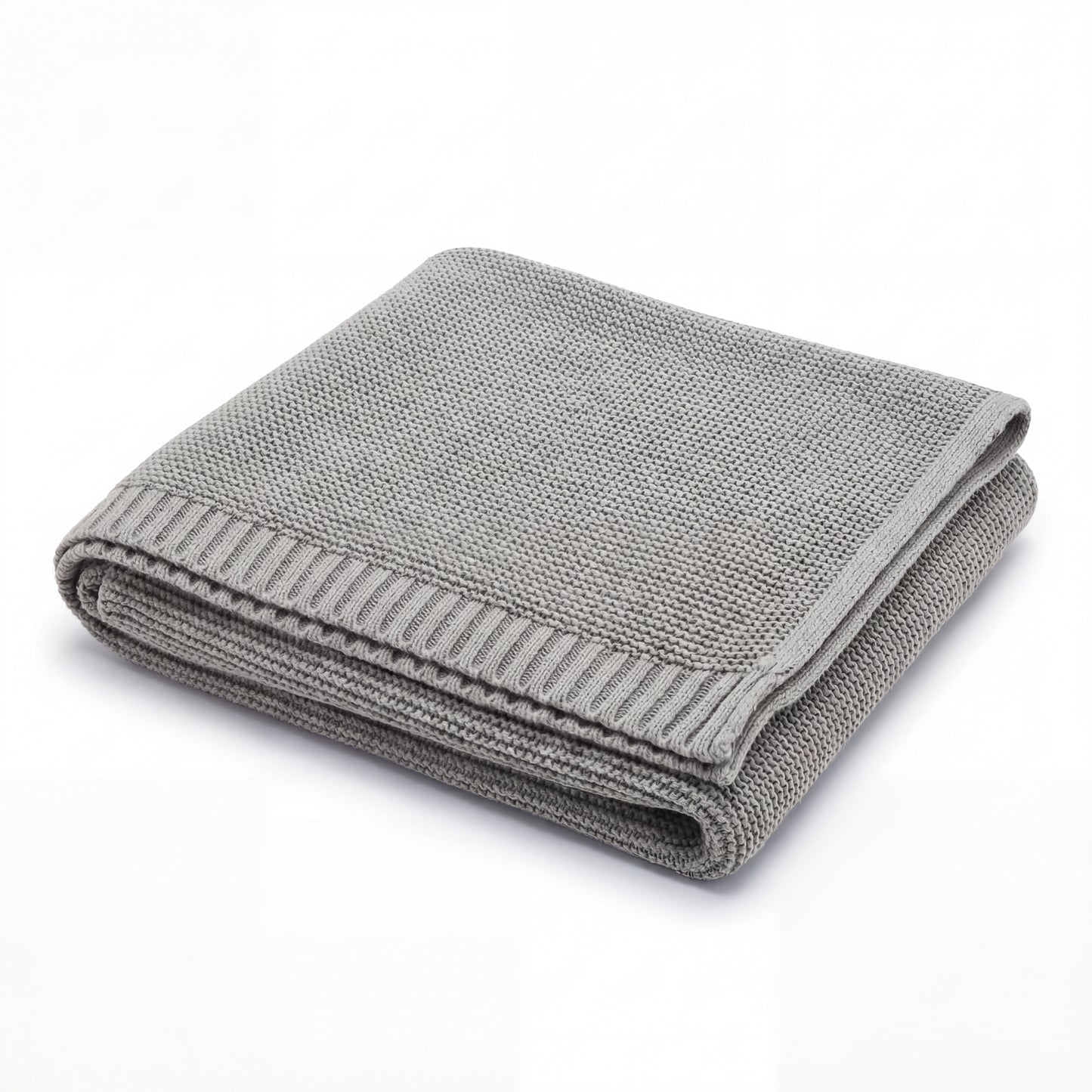Personalisierte Decke aus 100% Baumwolle – Handgestrickt