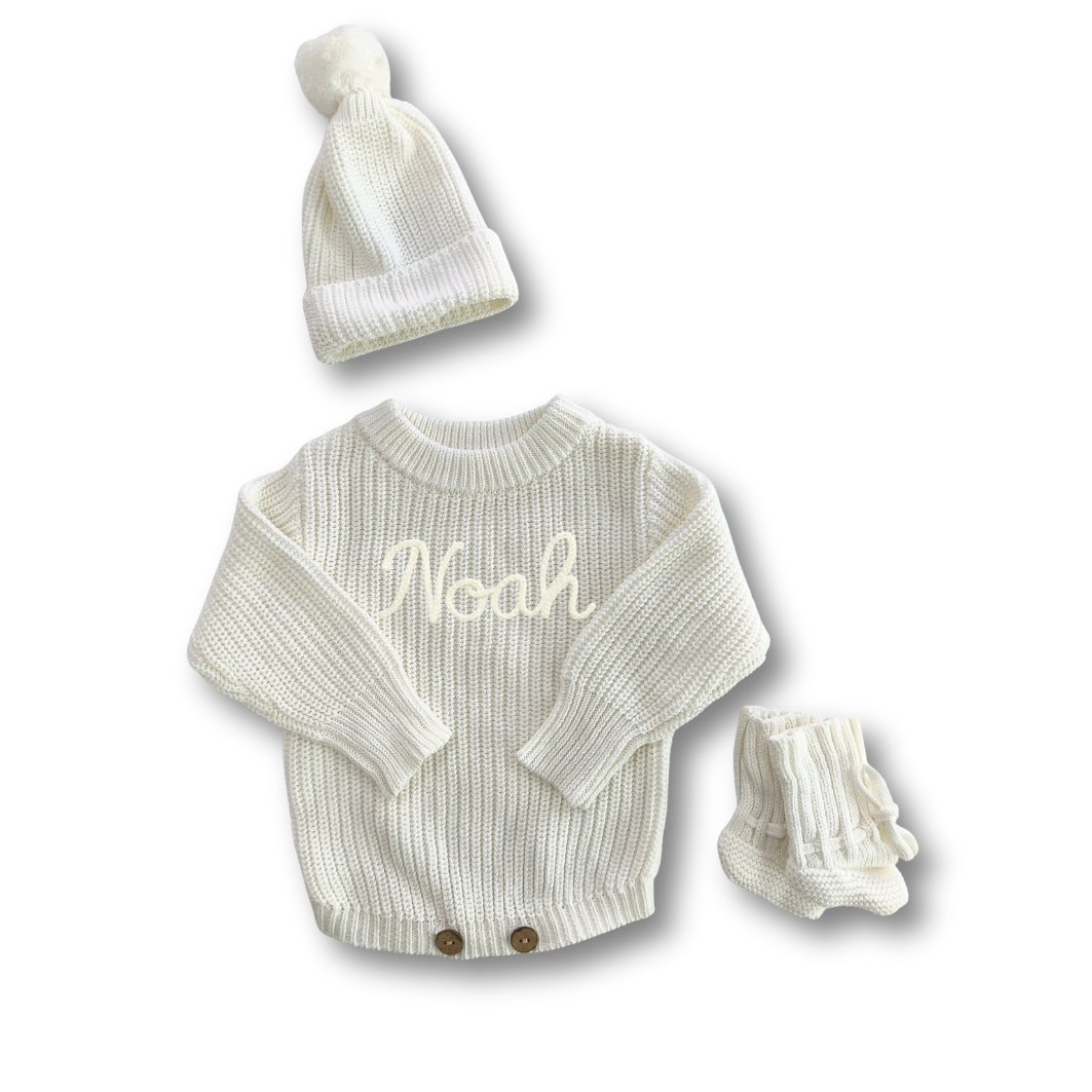 Little Love Geschenkset – Body, Mütze & Socken aus 100% Baumwolle