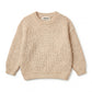 Handgestrickter personalisierter Strickpullover aus 100% Baumwolle