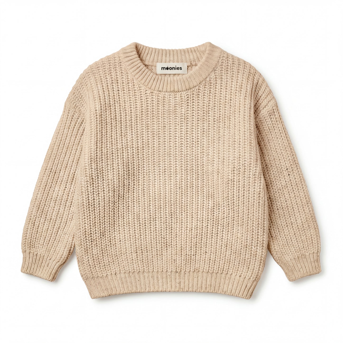 Handgestrickter personalisierter Strickpullover aus 100% Baumwolle