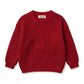Handgestrickter personalisierter Strickpullover aus 100% Baumwolle