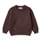 Handgestrickter personalisierter Strickpullover aus 100% Baumwolle